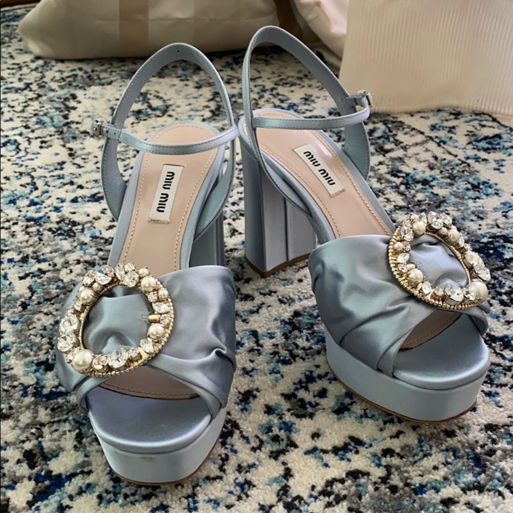 MIU MIU Shoes worm once.  Size 38.5
